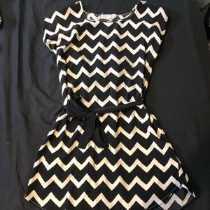 Black and Cream Dress!